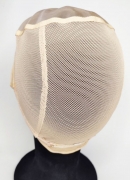 Шапочка (основа) для парика (с узкой силиконовой полоской), бежевый, XL