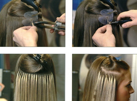 Технология французского наращивания волос