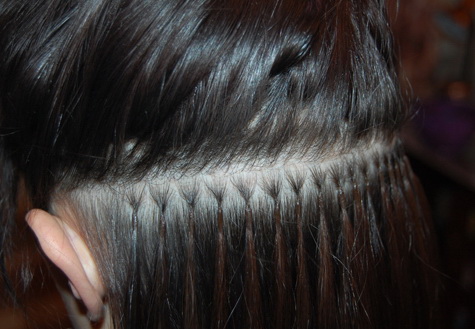 Что такое горячее наращивание волос кератином