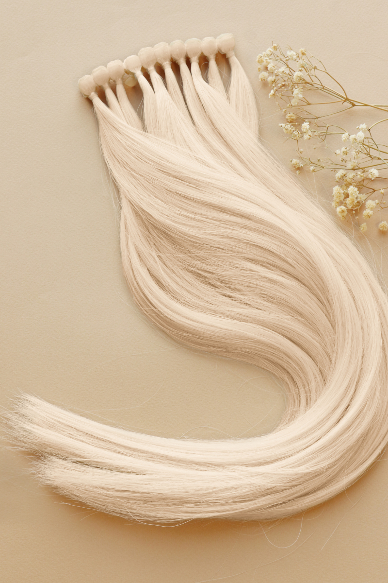 40 см №100 — светлый платиновый блонд