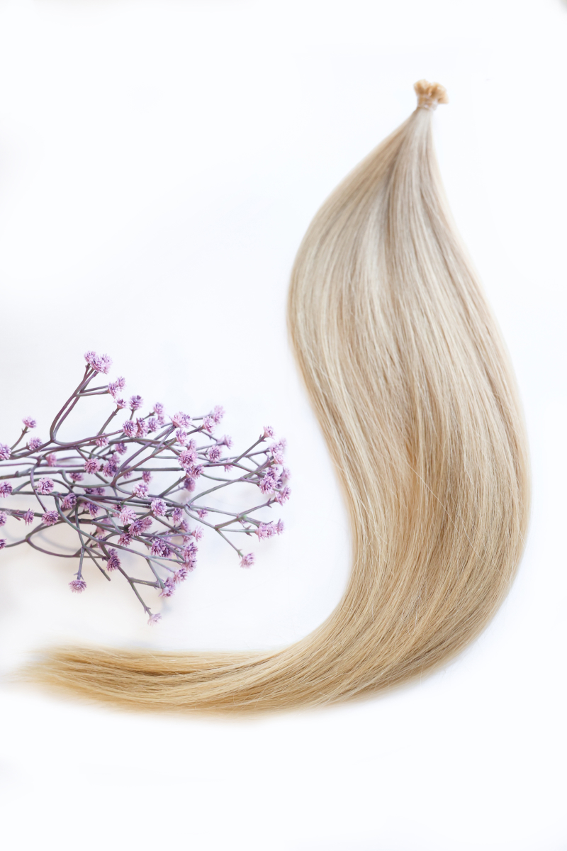 Славянские волосы на микрокапсулах 70 см №19 — средний золотой блонд