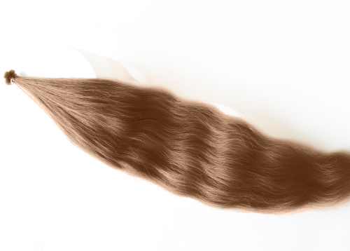 Волосы на капсулах 40 см №61 — платиновый темно-русый